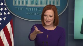 Psaki is asked a hard-hitting question about how Biden stays fit