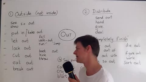 Phrasal verbs with OUT