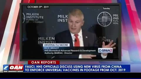 Fauci & HHS Officials Discuss Using Virus from China to Enforce Universal Vaccination