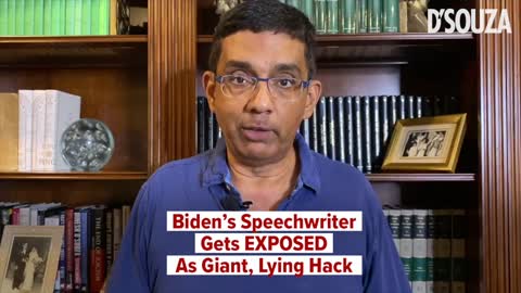 Biden's Speechwriter Gets EXPOSED As A Giant, Lying Hack