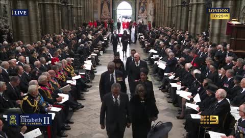 NEWS World leaders arrive for Queen Elizabeth's funeral at Westminster Abbey
