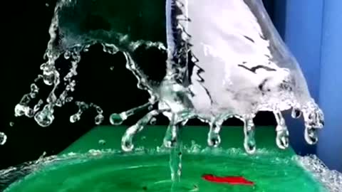 exploding balloon in slow motion