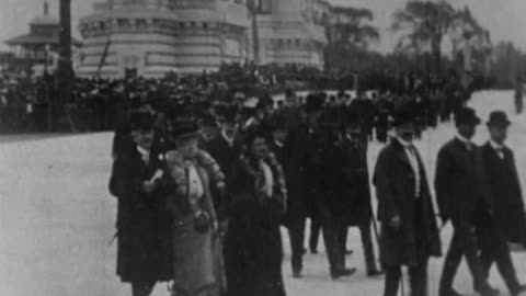 Opening Of The Pan-American Exposition (1901 Original Black & White Film)