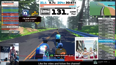 Zwift Cycling - Explosive 30's