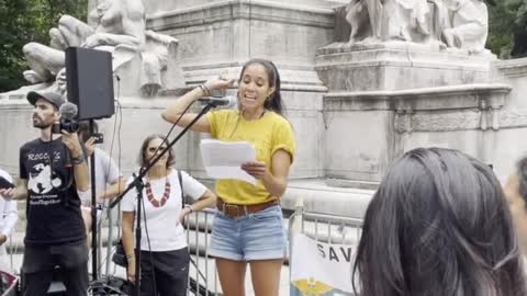 Raquel Olmo - Stand for Choice Rally - NYC - August 28, 2021