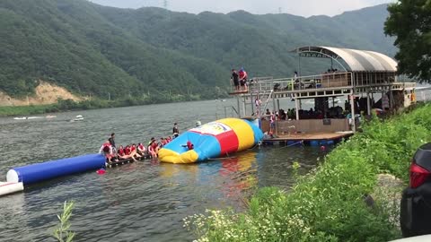 Water Leisure in Korea-Blob Jump-6