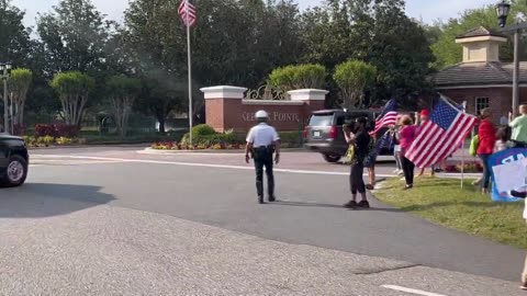 .@realDonaldTrump arrives in Windermere, Florida…