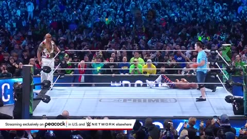 Crowd went mad when John Cena came in wrestle mania 40 an faced The Rock