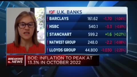 UK nearing peak of interest rate hike cycle, HSBC strategist says