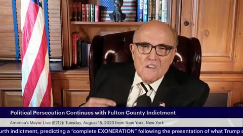 America's Mayor Live (E212): Rudolph William Louis Giuliani Responds to Fulton County's Buffoonery