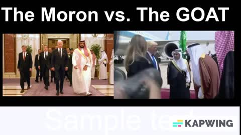 Saudia Arabia: The Moron v. The GOAT