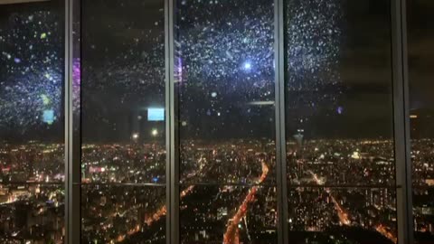 Hologram of the High Observatory in japan