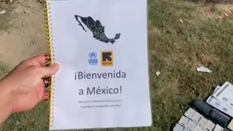 UN made a booklet mapping out how to get through Mexico and cross the US border
