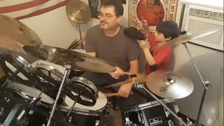 Jammin' with my Son! (MORE COWBELL)