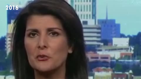 Nikki Haley: Career politician. Repeat never-Trumper. Only in it for herself.