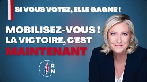 Le 24 avril je VOTE pour MARINE