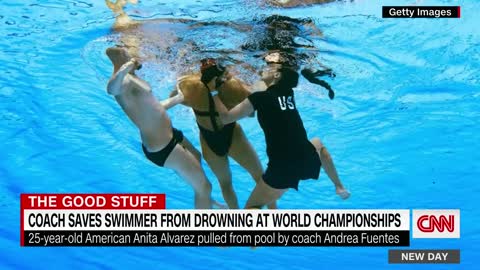 Swimmer who fainted underwater saved by coach