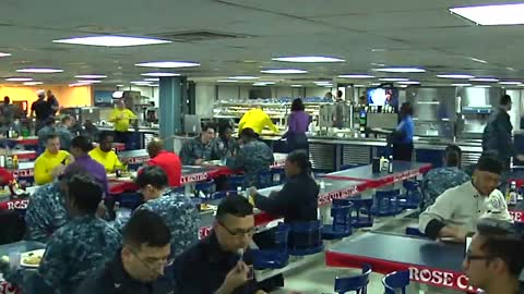 AMERICAN FOOD | FOOD In Military Sealift Command hospital ship USNS Comfort (T-AH 20)