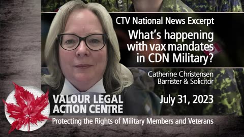 What's happening with MANDATES in the CAF lawsuit? C.Christensen CTV National News Interview Excerpt