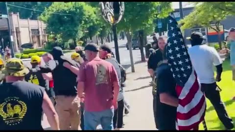 Benny Johnson - Pro-America Patriot rally ongoing - Feds show up dressed as “Nazis”