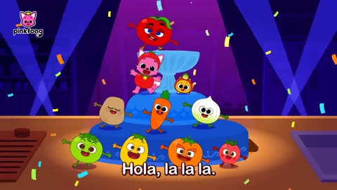 Hola, I'm Tomato! - Tomato Song - Pinkfong Kids