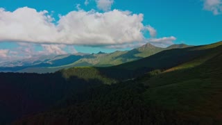 Astonishing Footage of lush mountains captures by Drone