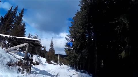 Snow jumping