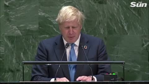 Boris Johnson Address to the UN
