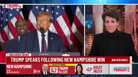 Maddow Loses It During Trump Victory Speech, Cuts Away to Give Angry 'Fact Check'