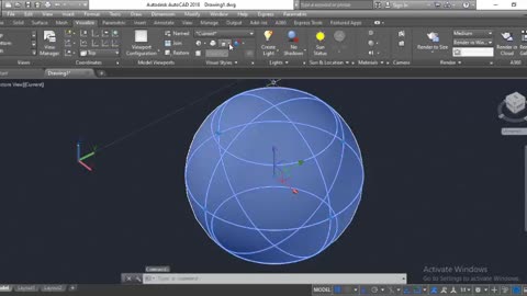 3D Model with hidden lines and monochrome and no face style on AutoCAD by Masroor Khan For Beginners