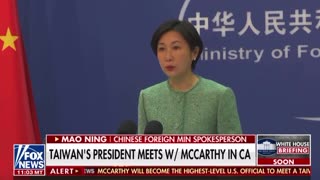 Taiwan President Meeting with McCarthy