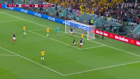 Giroud equals Henry's record _ France v Australia highlights _ FIFA World Cup Qatar 2022