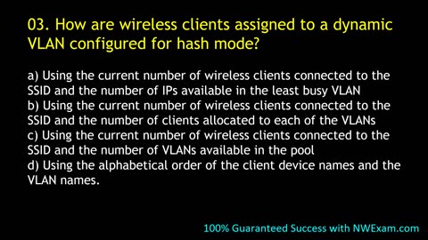 NSE 6 - FWF 6.4 Practice Test: Free NSE 6 Secure Wireless LAN Exam Sample Questions