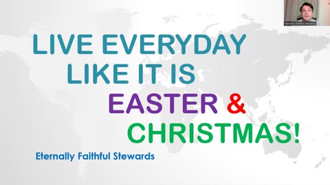 Live Everday Like it is Easter & Christmas