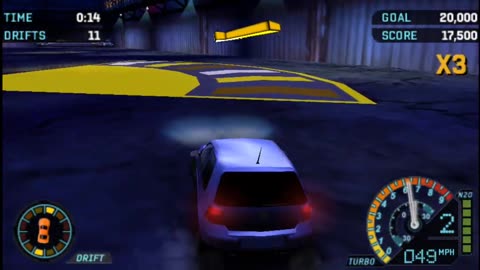 NFS Underground Rivals - Drift Attack Event 4 Gold Difficulty(PPSSP HD)