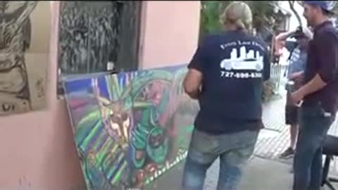 Making of Baphomet Featuring street artist Carl Quintiliani