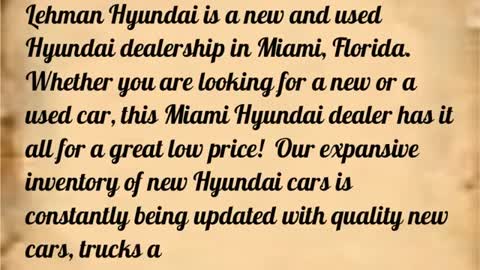 hyundai miami