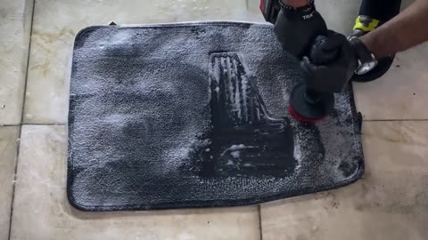 How to deep cleaning a nasty floor mat? | the clean master auto detailing