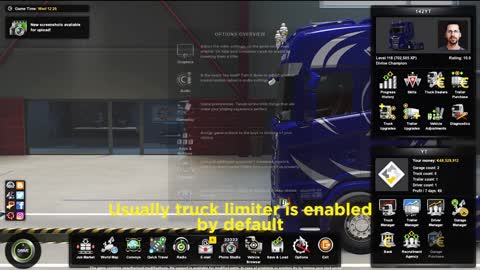 How to remove speed limiter in EuroTruck/AmericanTruck Simulator