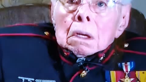 100 year old Marine hero... "that's not what they died for"