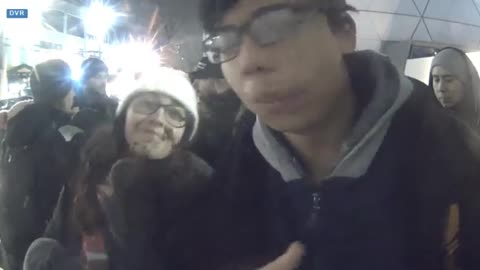 Adorable Quirky Girl at He Will Not Divide Us