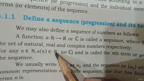 sequence and series math's