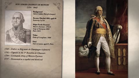 Napoleon's Marshals: Pérignon, Brune, Sérurier, Kellermann, Grouchy, Moncey, Poniatowski, Jourdan.