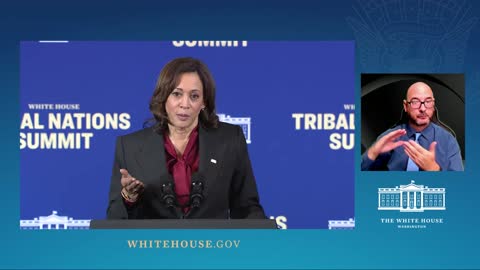 0022. Vice President Harris Delivers Remarks at the White House Tribal Nations Summit