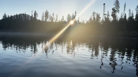 BITE-SIZED WILDS | TRANQUIL & SERENE Lava Lake Campground Boat Dock @ Sunrise! | 4K | Central Oregon