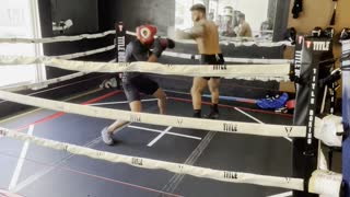 Sparring with Coach