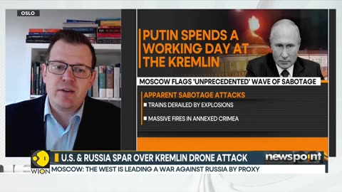 Russia blames the US for the drone attack on the Kremlin
