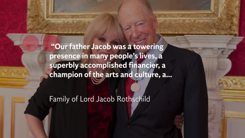 Lord Jacob Rothschild has died at the age of 87
