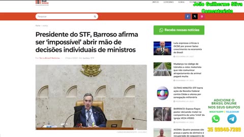 PRESIDENTE DO STF TOMA DECISÃO!! PÂNICO NO CONGRESSO!! ACABOU....