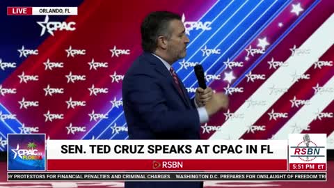 Senator Ted Cruz on CPAC 2022